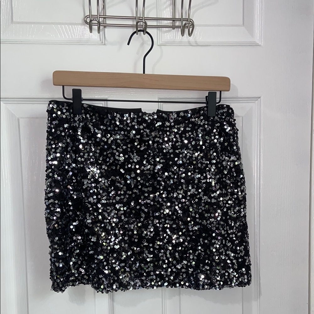 ASOS Design sequin mini skirt